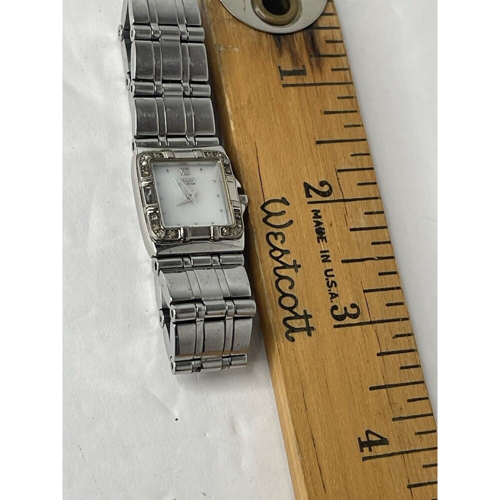Citizens Group Women's Vintage Mixed Metal Watch Stretch Band Needs Battery - Picture 5 of 5